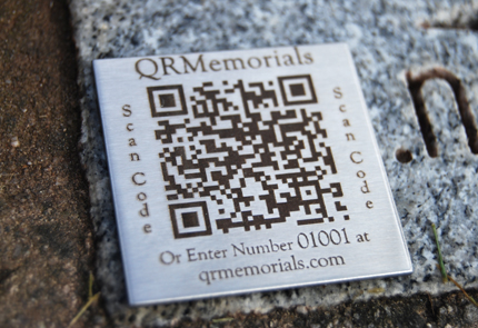 Memorialisation Graphic, QR code